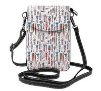 JGHHOUN Barber Supplies Pattern Print Mini Shoulder Bag Women Phone Case Travel Everyday Gifting Shopping Evenings Out