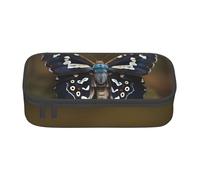 JGHHOUN Beautiful Moth Wings Print Teenagers Large Storage Pencil Case Students School Travel Essential Stationery