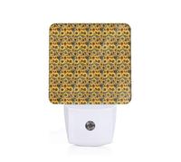 JGHHOUN Beautiful Sunflowers Print Bedroom Bathroom Hallway Room Nightlight Lighting for Home Night Light Daily Use