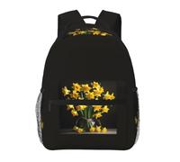 JGHHOUN Bouquet Of Daffodil Print Versatile Leisure Lightweight Backpack For Travel Work Outdoor Use Commuting Work