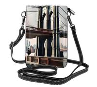 JGHHOUN Brooklyn Bridge s Print Mini Shoulder Bag Women Phone Case Travel Everyday Gifting Shopping Evenings Out