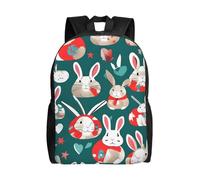 JGHHOUN Bunny Rabbits Print Double Shoulder Backpack Lightweight Unisex Bag Travel Rucksack Outdoor Camping