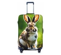 JGHHOUN Bunny Rabbits Print Universal Stretchable Suitcase Cover Luggage Protector Travel Accessory Daily