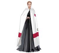 JGHHOUN California State Flag Print Hooded Cloak Cape For Adults Costume Accessory Carnival Cosplay Vampire Theme Party