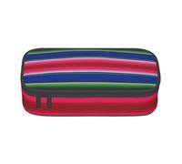 JGHHOUN Colorful Mexican Stripes.Webp Print Teenagers Large Storage Pencil Case Students School Travel Essential Stationery