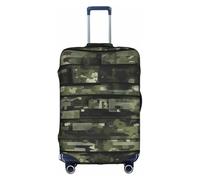 JGHHOUN Digital Camo Print Universal Travel Suitcase Cover Elastic Luggage Protector for Waterproof Washable