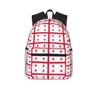 JGHHOUN Flag Of Georgia Print Casual Backpack Lightweight Comfort Dual Shoulder Bag For Travel Hiking Outdoor