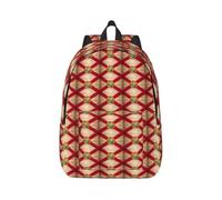 JGHHOUN Florida Flag Wood Grain Print Stylish Backpack Unisex Double Shoulder Bag For Travel Work Outdoor Adventures