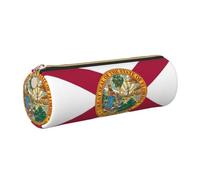 JGHHOUN Florida State Flag Print Adult Pencil Case Pen Pouch Home Stationery Organizer Accessory Lghtweight