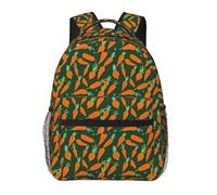JGHHOUN Happy Carrot Print Versatile Leisure Lightweight Backpack For Travel Work Outdoor Use Commuting Work