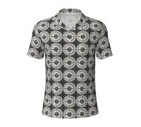 JGHHOUN Law of The Compass Navigation 1 Print Versatile Polo Shirts Breathable Comfortable Short Sleeve Casual Summer Apparel Black