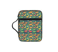 JGHHOUN Many Small Dinosaur Print Versatile Bible Storage Bag Scripture Organizer Christian Gift Church Accessory