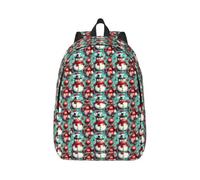 JGHHOUN Merry Christmas Day Print Stylish Backpack Unisex Double Shoulder Bag For Travel Work Outdoor Adventures