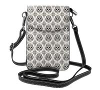 JGHHOUN Mexican Skull Print Mini Shoulder Bag Women Phone Case Travel Everyday Gifting Shopping Evenings Out