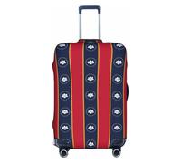 JGHHOUN Mississippi State Flag Print Universal Travel Suitcase Cover Elastic Luggage Protector for Waterproof Washable