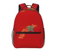 JGHHOUN Morocco Flag Culture Print Versatile Leisure Lightweight Backpack For Travel Work Outdoor Use Commuting Work