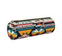 JGHHOUN Native American Pattern Print Adult Pencil Case Pen Pouch Home Stationery Organizer Accessory Lghtweight