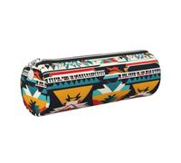 JGHHOUN Native American Pattern Print Adult Pencil Case Pen Pouch Home Stationery Organizer Accessory Lghtweight