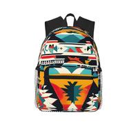 JGHHOUN Native American Pattern Print Casual Backpack Lightweight Comfort Dual Shoulder Bag For Travel Hiking Outdoor