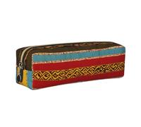 JGHHOUN Native American Pattern Print Unisex Pencil Case Pouch Office Travel Daily Backpacks Stationery Organizer