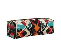 JGHHOUN Native American Pattern Print Unisex Pencil Case Pouch Office Travel Daily Backpacks Stationery Organizer