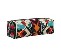 JGHHOUN Native American Pattern Print Unisex Pencil Case Pouch Office Travel Daily Backpacks Stationery Organizer