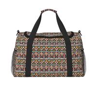 JGHHOUN Native American Pattern Print Versatile Hand Bag Lightweight Tote Foldable Travel Shoulder Bags Camping Fishing