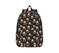 JGHHOUN Naughty Sloth Baby Print Stylish Backpack Unisex Double Shoulder Bag For Travel Work Outdoor Adventures