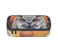 JGHHOUN Owl Beliefs Print Teenagers Large Storage Pencil Case Students School Travel Essential Stationery