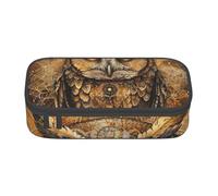JGHHOUN Owl Beliefs Print Teenagers Large Storage Pencil Case Students School Travel Essential Stationery