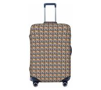 JGHHOUN Owl Beliefs Print Universal Stretchable Suitcase Cover Luggage Protector Travel Accessory Daily