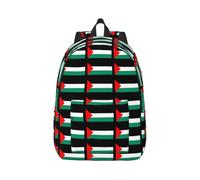 JGHHOUN Palestine Flag Print Stylish Backpack Unisex Double Shoulder Bag For Travel Work Outdoor Adventures