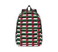 JGHHOUN Palestine Flag Print Stylish Backpack Unisex Double Shoulder Bag For Travel Work Outdoor Adventures