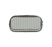 JGHHOUN Palestine Flag Print Transparent Stationery Organizer Clear Pencil Case Office Pencil Pouch Supplies