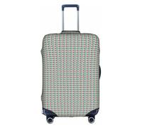 JGHHOUN Palestine Flag Print Universal Travel Suitcase Cover Elastic Luggage Protector for Waterproof Washable