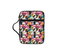 JGHHOUN Poodles Dogs Print Versatile Bible Storage Bag Scripture Organizer Christian Gift Church Accessory