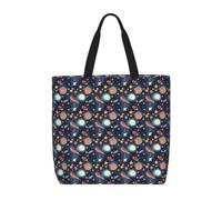 JGHHOUN Starry Sky Universe Space Print Women Men Extra-Large Organizer Bag Shoulder Tote Lightweight Casual Eco-Friendly