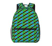 JGHHOUN Tanzania Flag Print Versatile Leisure Lightweight Backpack For Travel Work Outdoor Use Commuting Work
