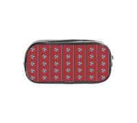 JGHHOUN Tennessee Flag Print Transparent Stationery Organizer Clear Pencil Case Office Pencil Pouch Supplies