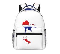 JGHHOUN Thailand Flag Map Print Versatile Leisure Lightweight Backpack For Travel Work Outdoor Use Commuting Work