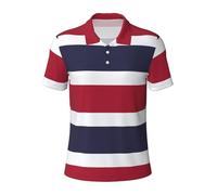 JGHHOUN Thailand Flag Print Versatile Polo Shirts Breathable Comfortable Short Sleeve Casual Summer Apparel Black