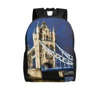 JGHHOUN Tower Bridge In London Print Double Shoulder Backpack Lightweight Unisex Bag Travel Rucksack Outdoor Camping