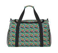 JGHHOUN Tropical Cocktails Print Versatile Hand Bag Lightweight Tote Foldable Travel Shoulder Bags Camping Fishing