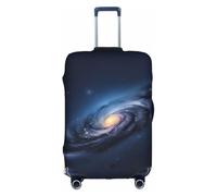 JGHHOUN Universe Milky Way Galaxy Print Universal Travel Suitcase Cover Elastic Luggage Protector for Waterproof Washable