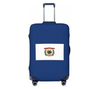 JGHHOUN West Virginia State Flag Print Universal Stretchable Suitcase Cover Luggage Protector Travel Accessory Daily