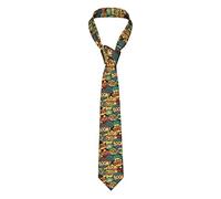 JGHYUTNS Bubbles Speech Comic Texture Retro Mens Fashion Silk Ties Unique Gift Casual Neckties