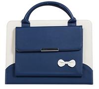 JGHYYZD Cute Case for iPad 6th/5th Generation 9.7 inch 2018/2017,iPad Air 2 Case 2014, Slim Handbag Leather Protective Cover with Stand Hand Strap Pocket for Girls Woman Kids for iPad Pro 9.7,Blue