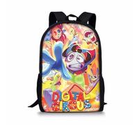 JGJOAIJ Cartoon Digital Circus Backpack for Kids Lightweight School Bag Pomni Jax Characters Girls Boys Travel Rucksack (Color14)
