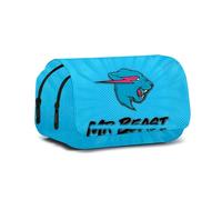 JGJOAIJ Cartoon Large Children's Pencil Case Games Lightning Cat 3D Double-Layer Pen Case Kids School Supplies (Color8)