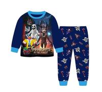 JGJOAIJ Kids 99-Nights in The Forest Deer Boys Pant Set 99Nights Deer Monster Horror Game Sweatshirt and Jogger Outfit (Blue, 12-13 Years)